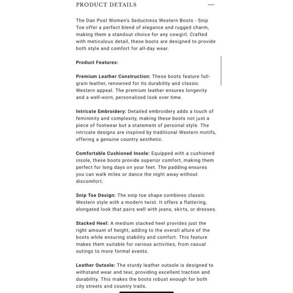 Dan Post Brown Over the Knee Boots - Picture 6 of 14